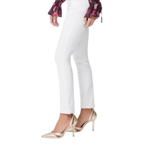 NEW PAIGE skyline ankle peg jeans in crisp white - Picture 3 of 4